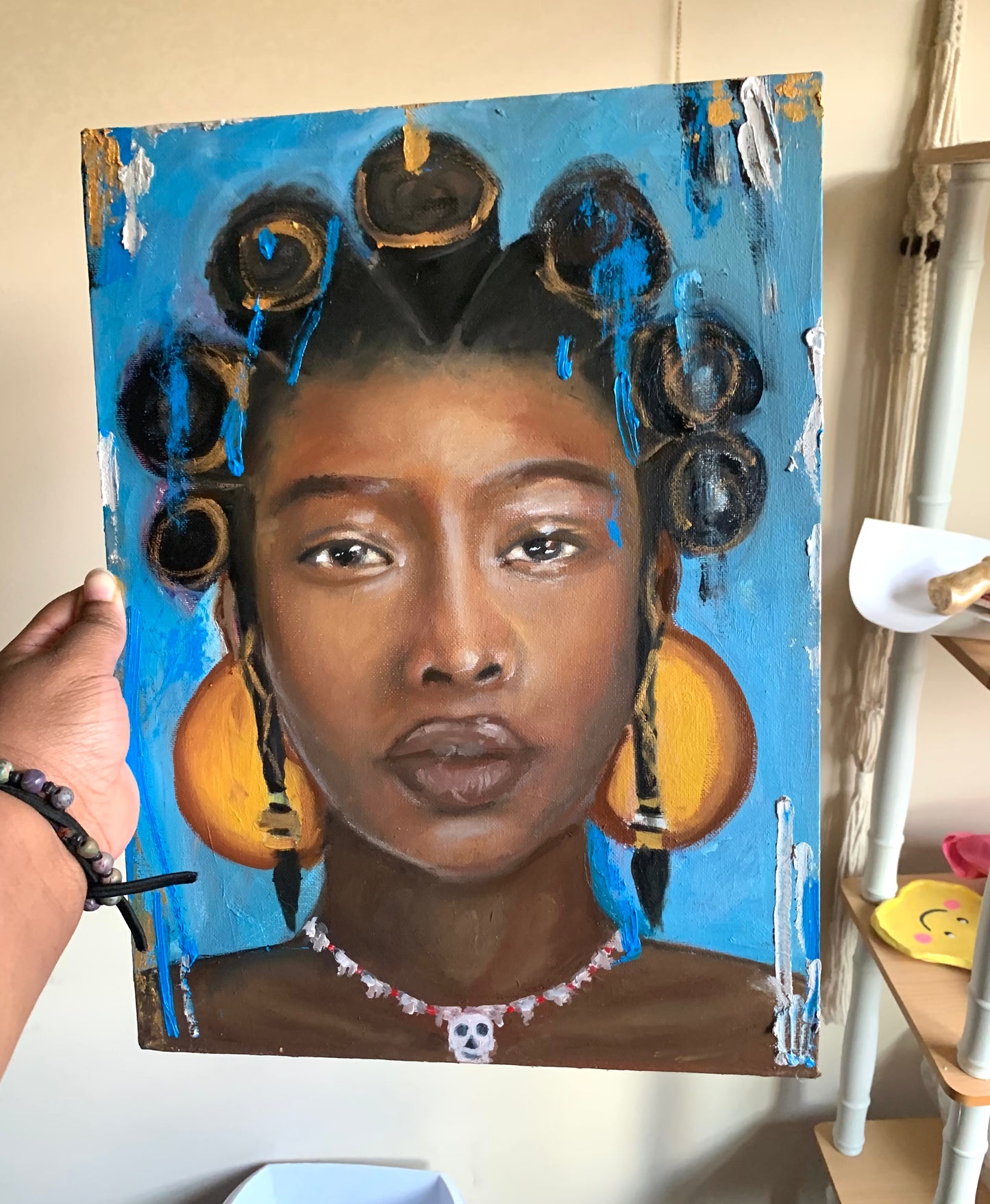 Zola Original Oil Painting