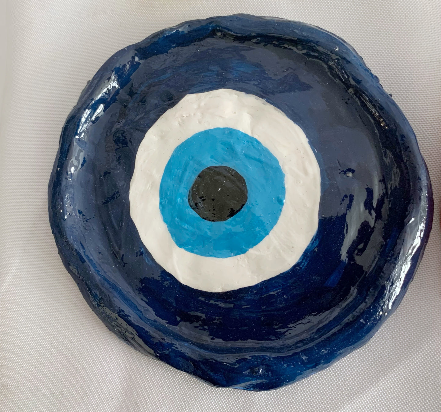 Evil Eye Clay Dish