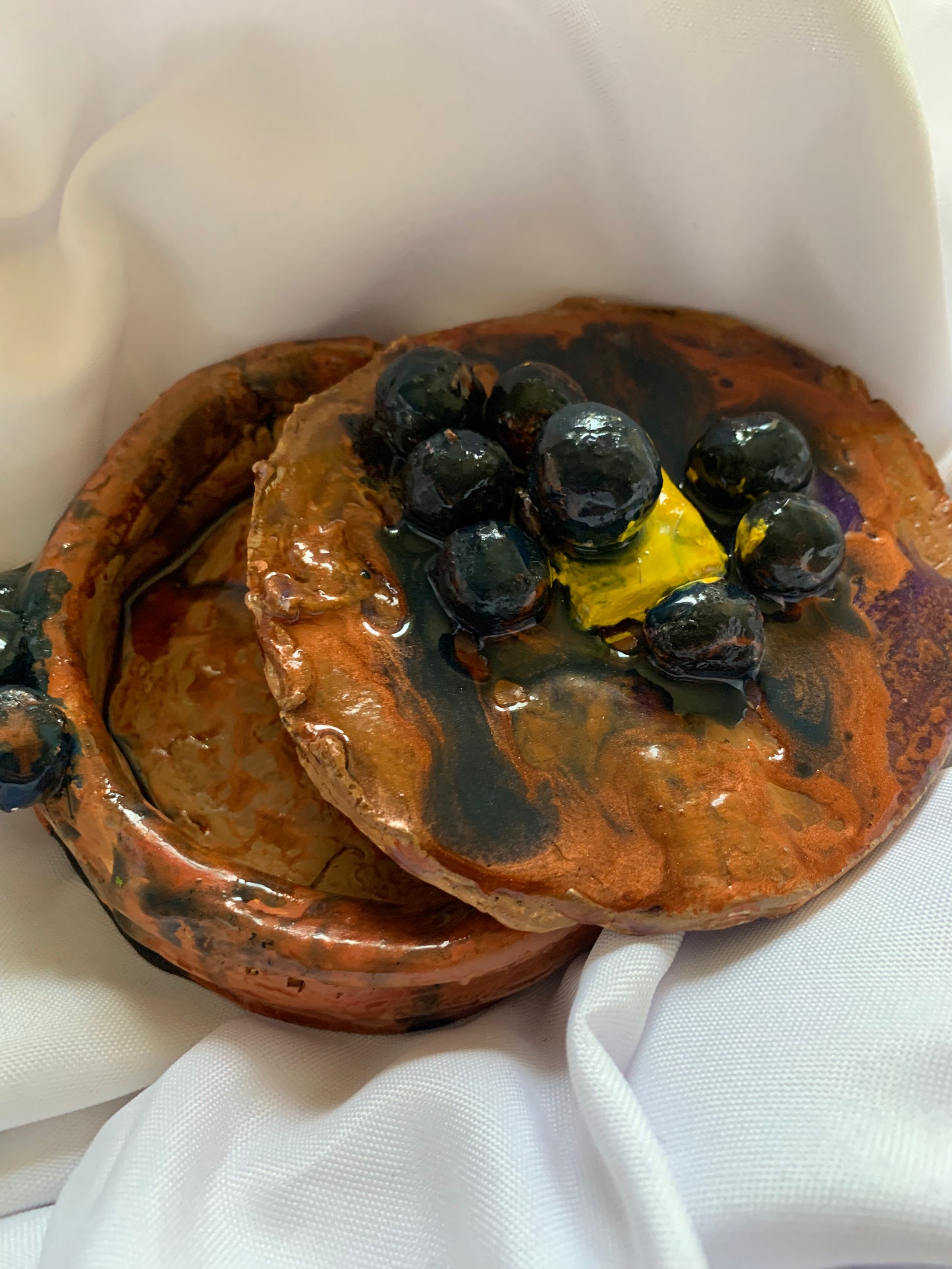Blueberry Pancake Trinket Dish