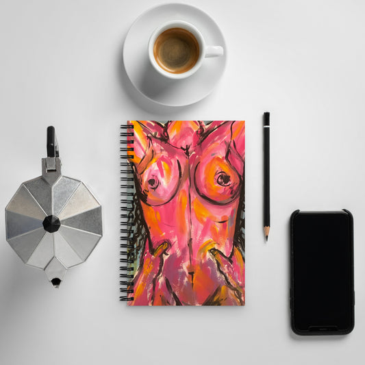 Passion Feels Spiral notebook